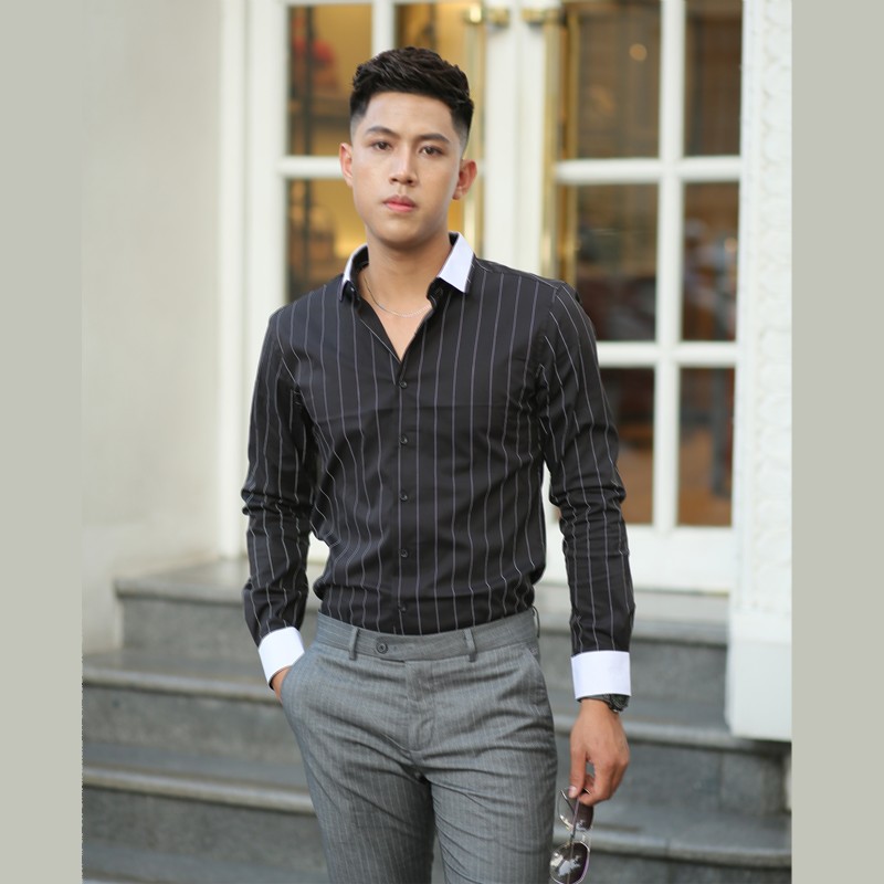 chọn size áo sơ mi nam theo chiều cao